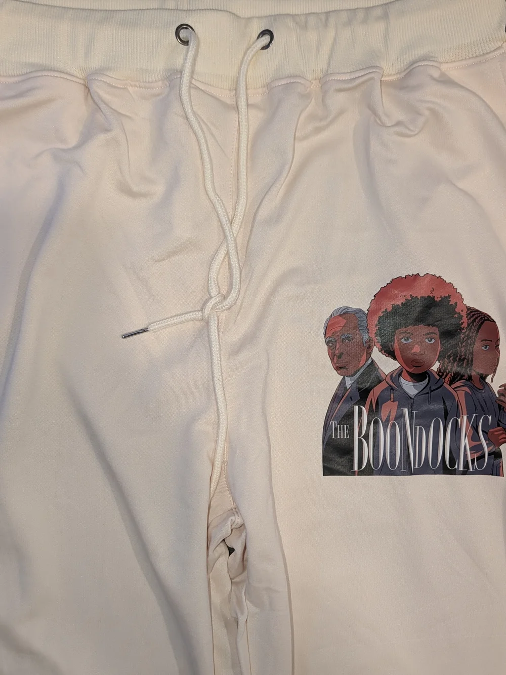 Graphic Sweatpants - Light Cream Men’s Joggers